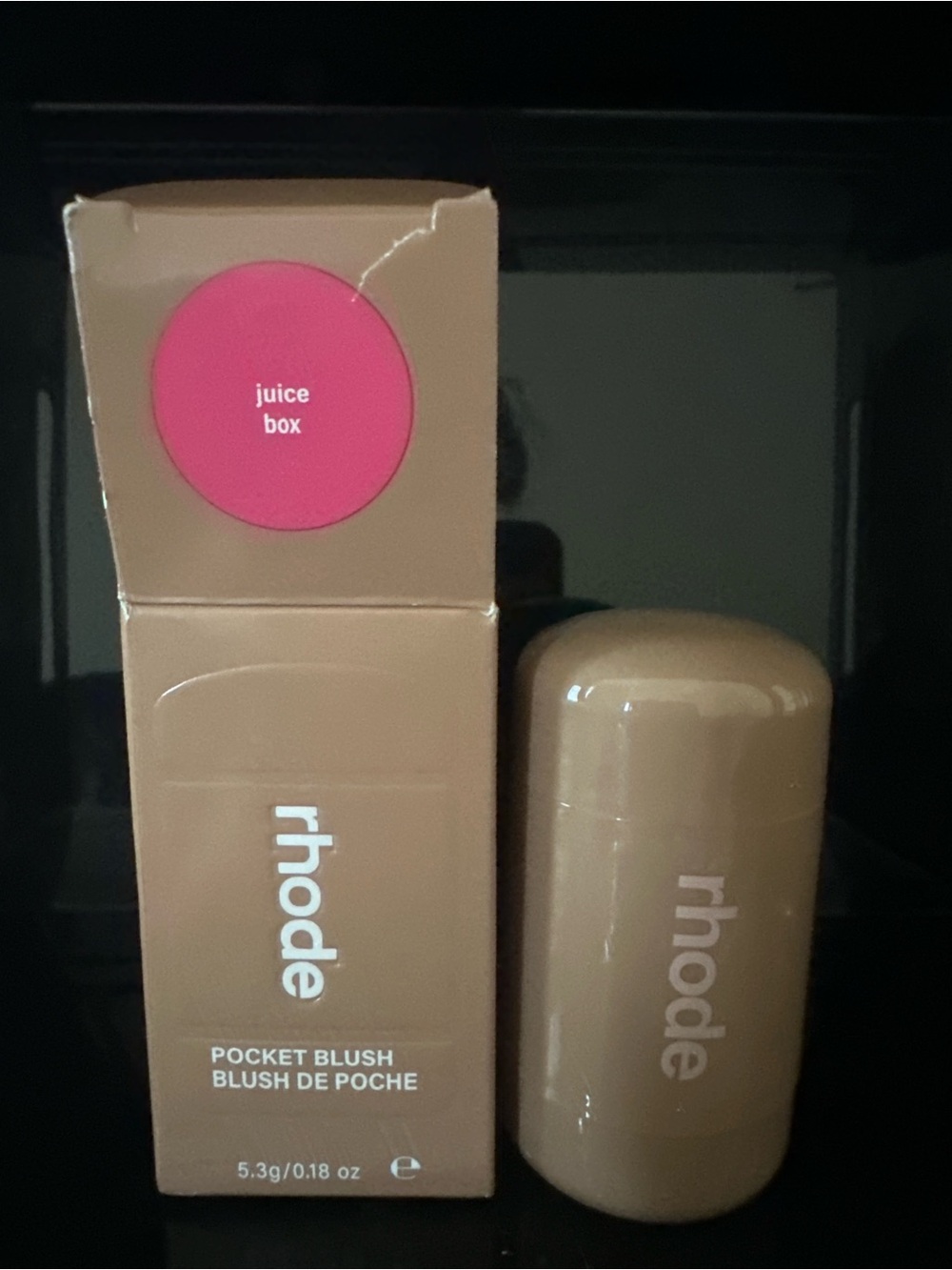 RHODE Pocket Blush in Juice Box Pink